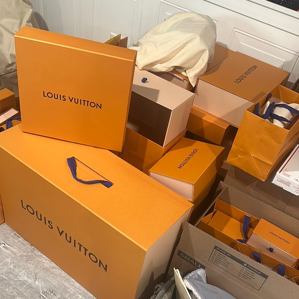 Louis Vuitton Orange Gift Boxes